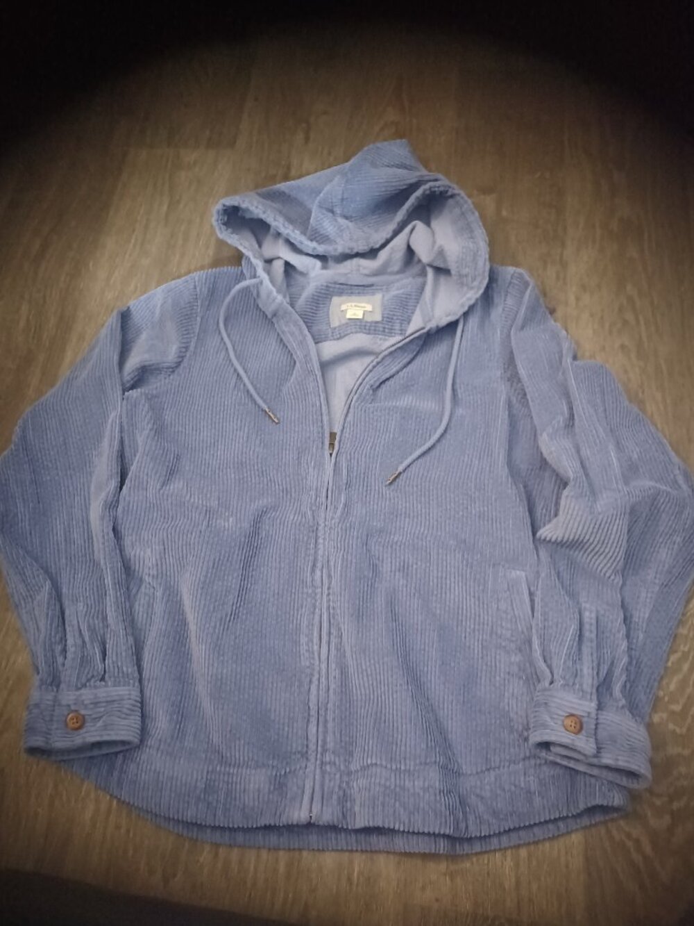 Vintage L.L. Bean Corduroy 100% Cotton Full Zip Jacket Size Small